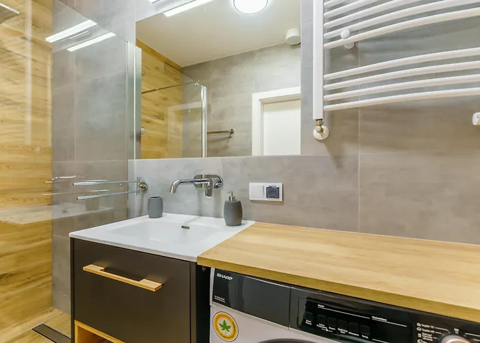 아파트 Przy Plazy Z Darmowymi Rowerami 109 By Perlowa Przystan Rent 시아노제티